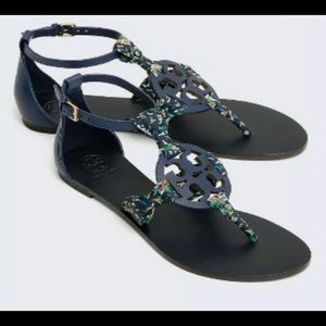 NWOT Tory Burch Miller Scarf Sandal size 9